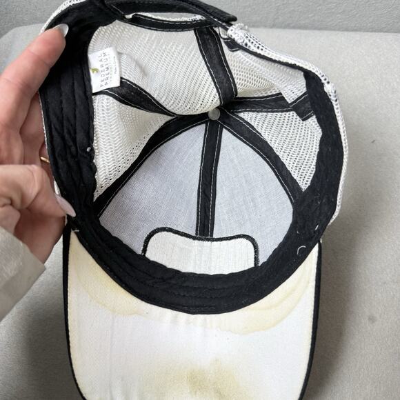 Federal Ammunition Printed Baseball Cap Black White Cotton Blend Hat Adult Size - Picture 2 of 7